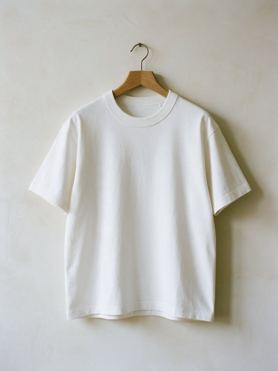 Moor Organic Tee in chalk