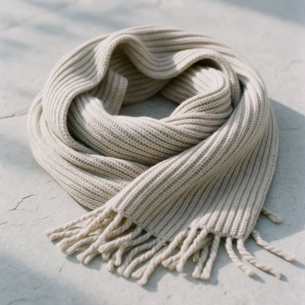 Fisherman rib scarf
